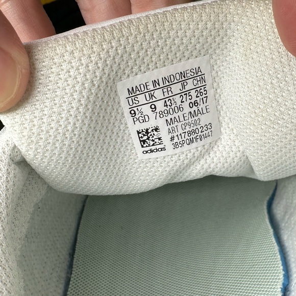 Adidas Originals Superstar Wht/Wht/Met Gold M9.5/W11 - Picture 9 of 9